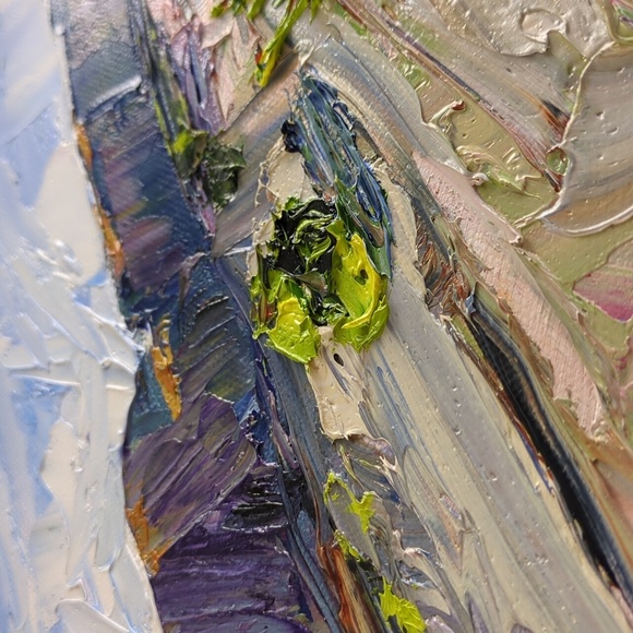 Original Artwork  12" x 12"  "Before The Rain" - Picture 2 of 5